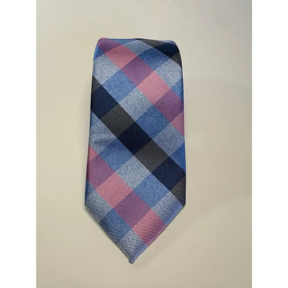 Bespoke Plaid and Checkered Necktie for Men